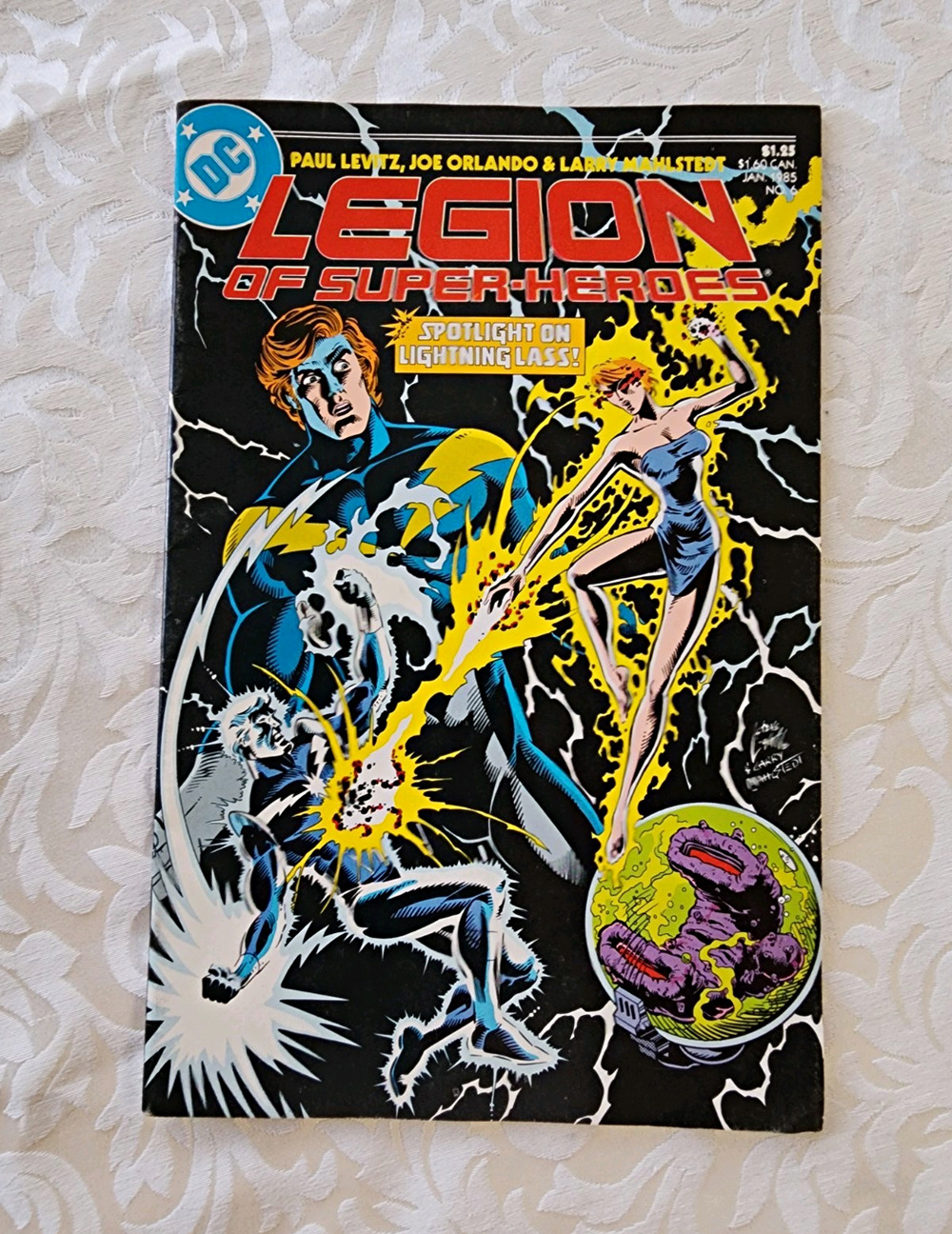 DC Comics Legion of Super-Heroes #6 (1985) Comic Book - Lightning Lass, Levitz